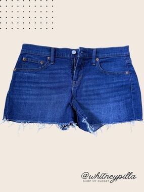 GAP Denim 3" Inseam Raw Hem Cut Off Shorts Size 29